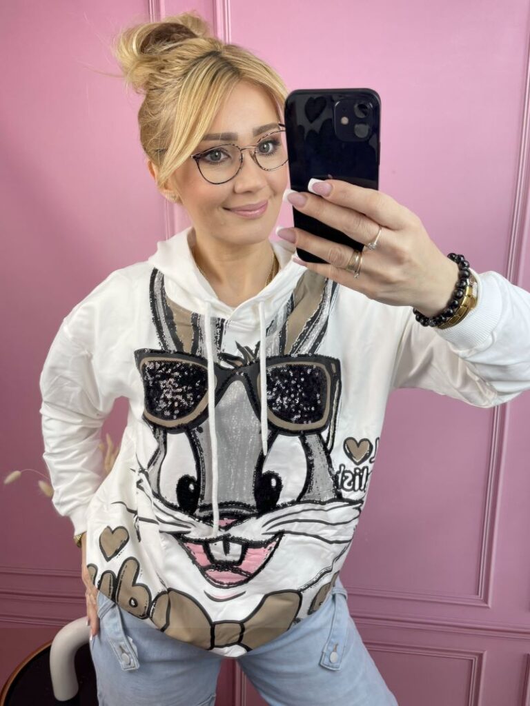 Bluza Sportowa Bugs - Biała