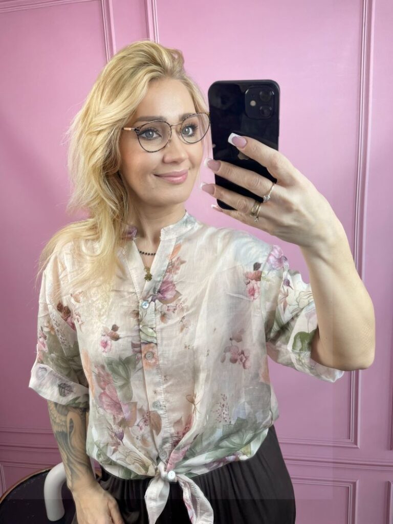 Koszula Transparentna - Oliwka