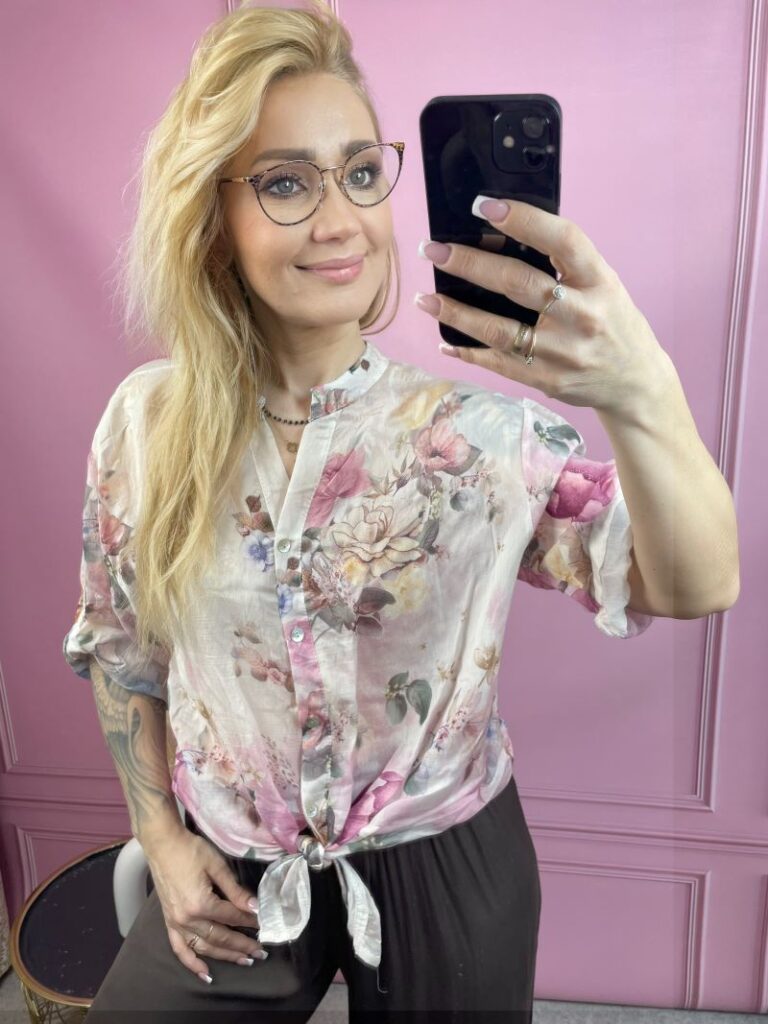 Koszula Transparentna - Róż