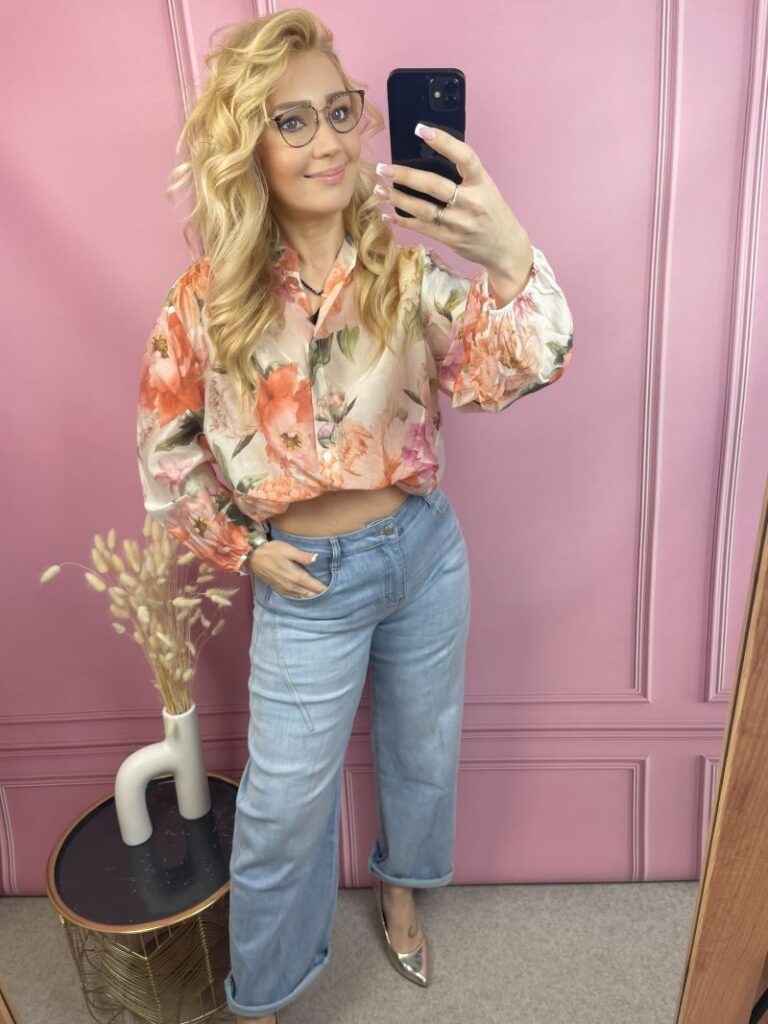 Spodnie Baloon z Przeszyciami