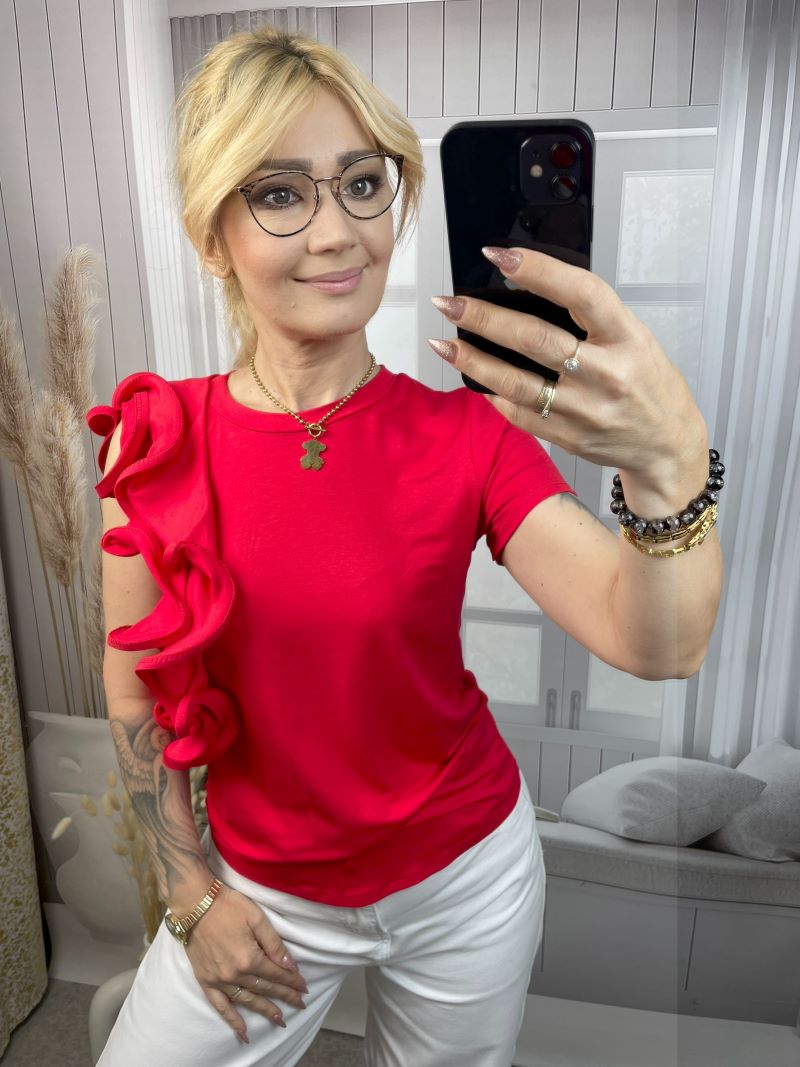 Bluzka Stilla - Czerwona Bluzka Stilla - Czerwona