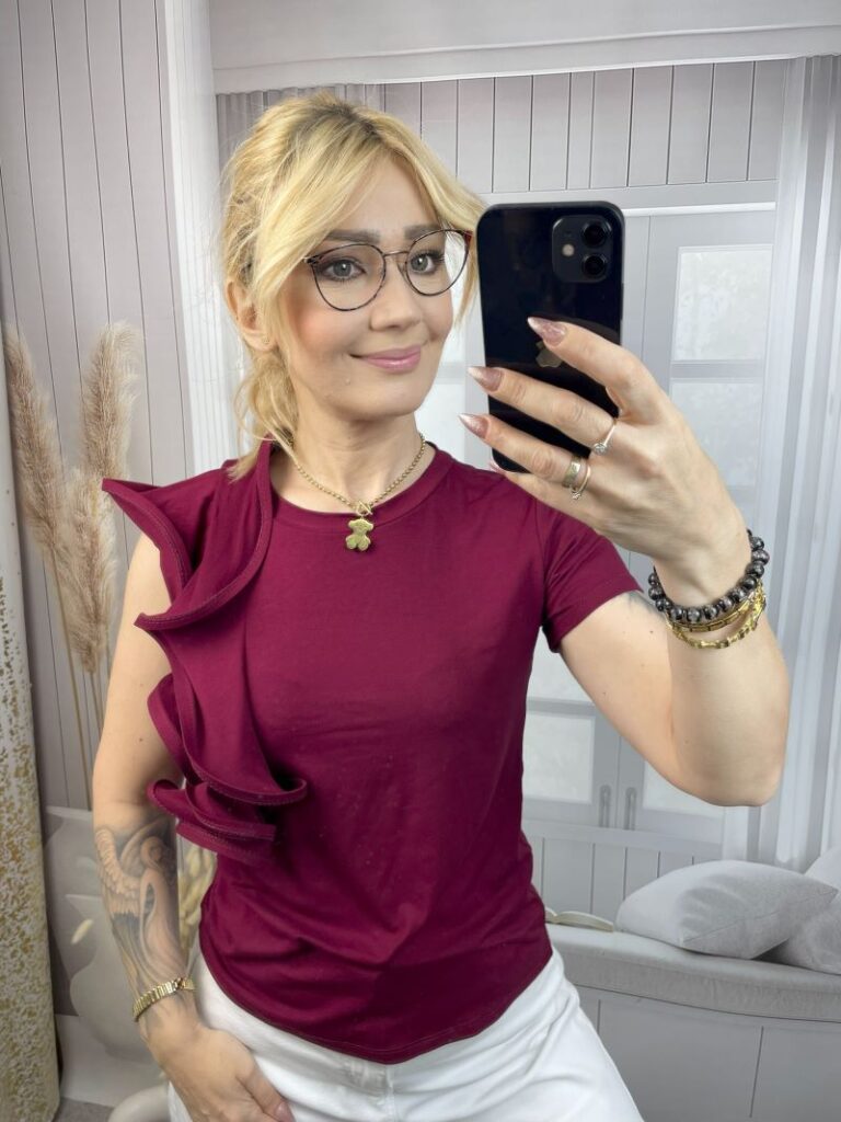Bluzka Stilla - Bordo