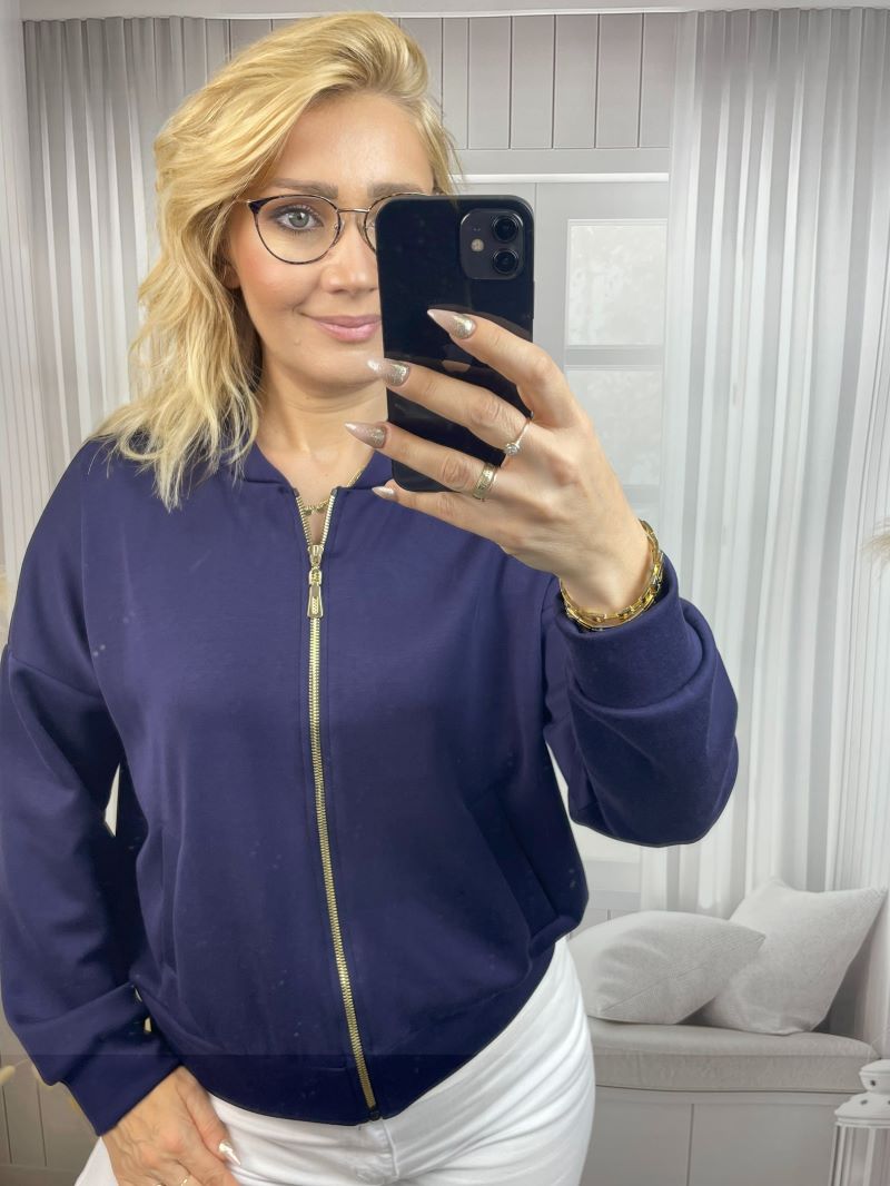 Bluza Bomberka Punto Milano - Granat Bluza Bomberka Punto Milano - Granat