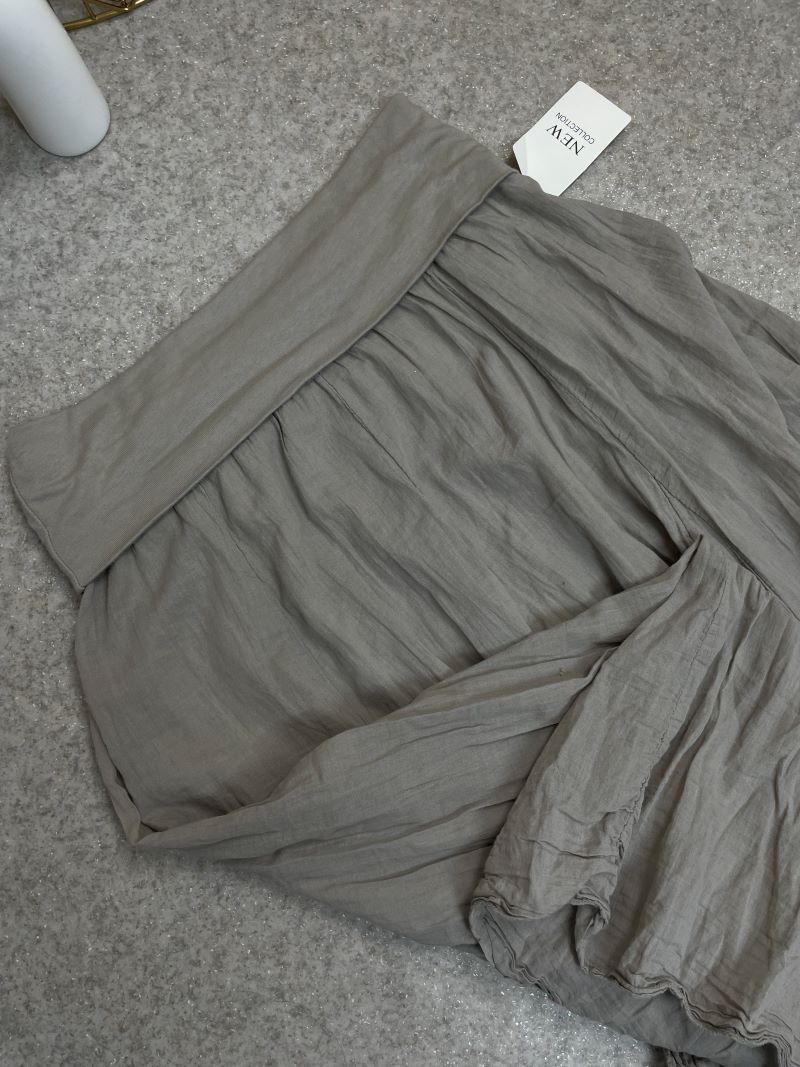 Spódnica Maxi 100% Bawełna - Fango Spódnica Maxi 100% Bawełna - Fango