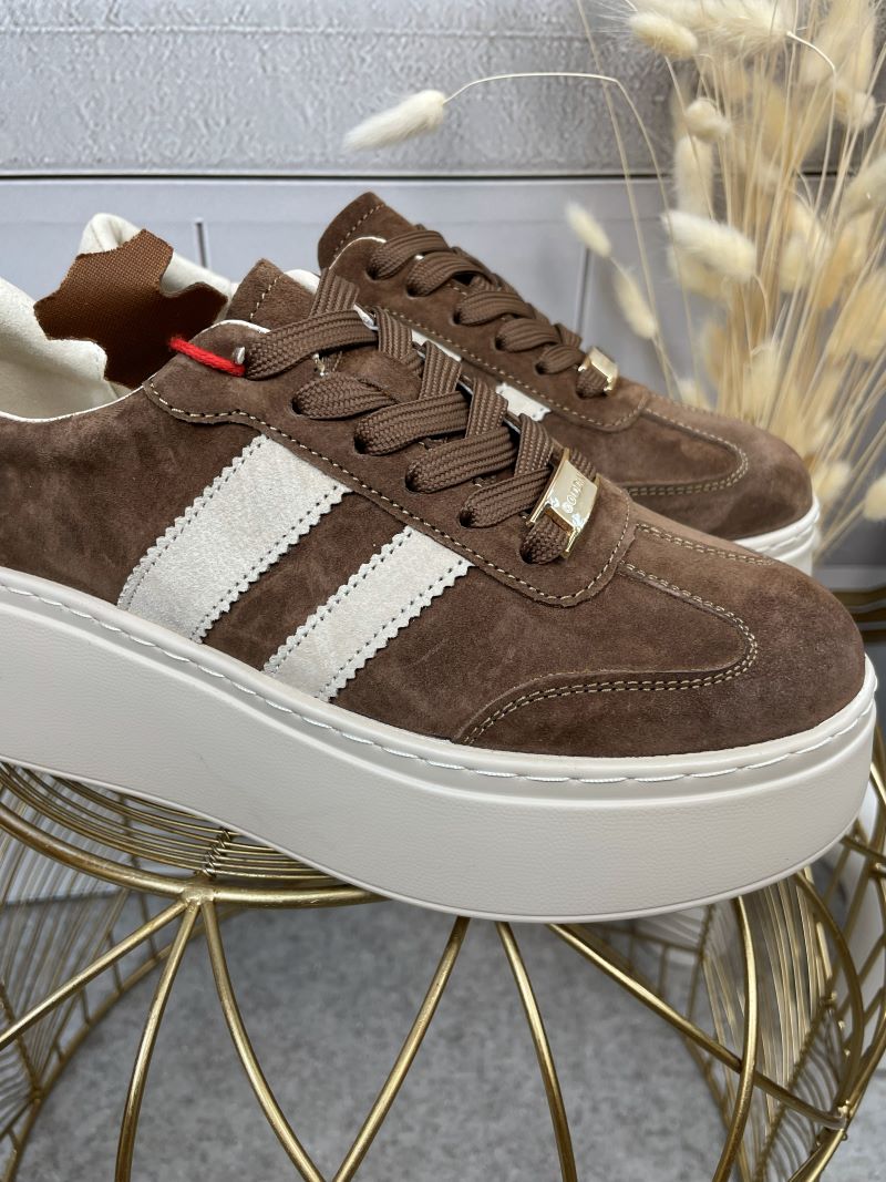 Sneakersy GOODIN ze Skóry Naturalnej Zamszowej - Czekolada Sneakersy GOODIN ze Skóry Naturalnej Zamszowej - Czekolada
