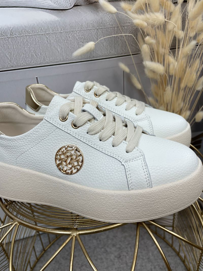 Sneakersy GOODIN ze Skóry Naturalnej - Śmietanka Sneakersy GOODIN ze Skóry Naturalnej - Śmietanka