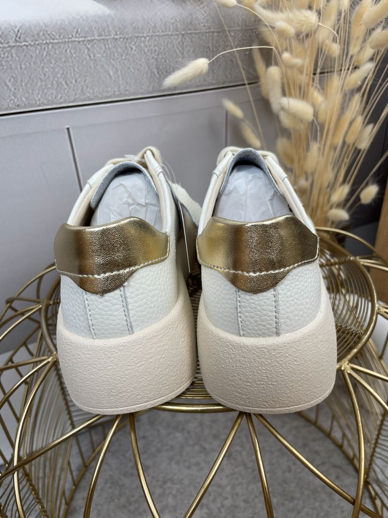 Sneakersy GOODIN ze Skóry Naturalnej - Śmietanka Sneakersy GOODIN ze Skóry Naturalnej - Śmietanka