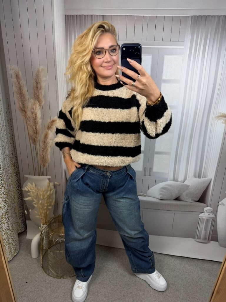 Spodnie Jeansowe Balloon Fit