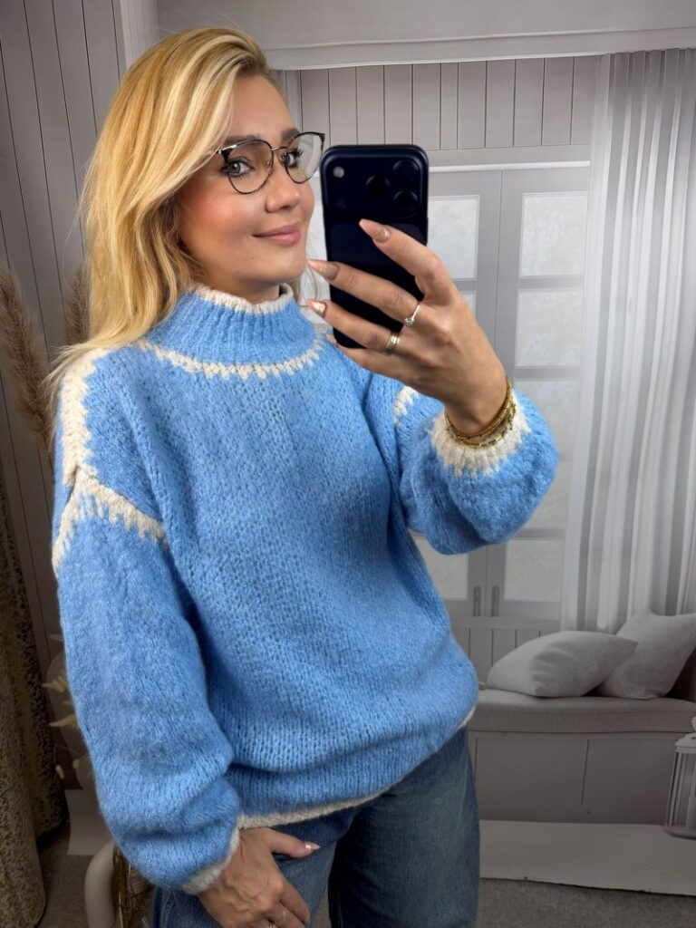 Półgolf Sara - Błękit