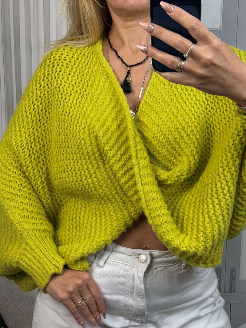 Sweter Motyl - Limonka Sweter Motyl - Limonka